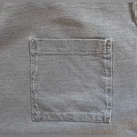 J CREW GARMENT DYED LONG SLEEVE CREWNECK TEE SHIRT FADED NAVY - Picture 3 of 4